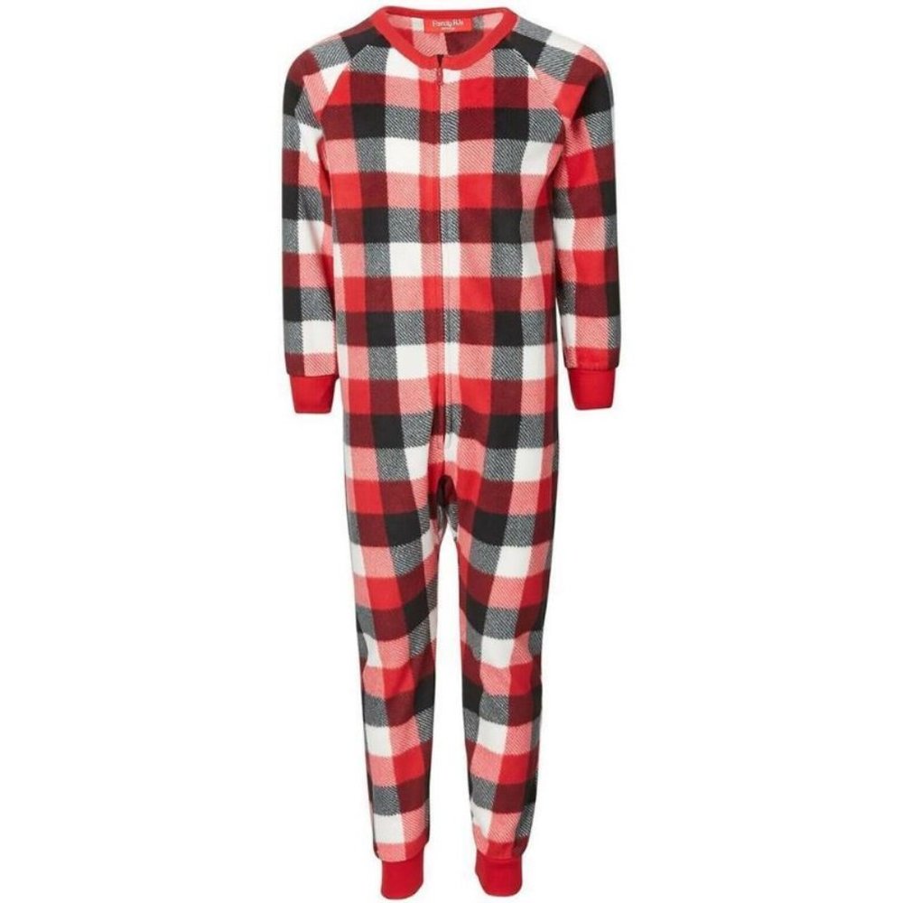 Family Pajamas Matching Kids One Piece Pajamas, TRIO BUFFALO, 2T - 3T